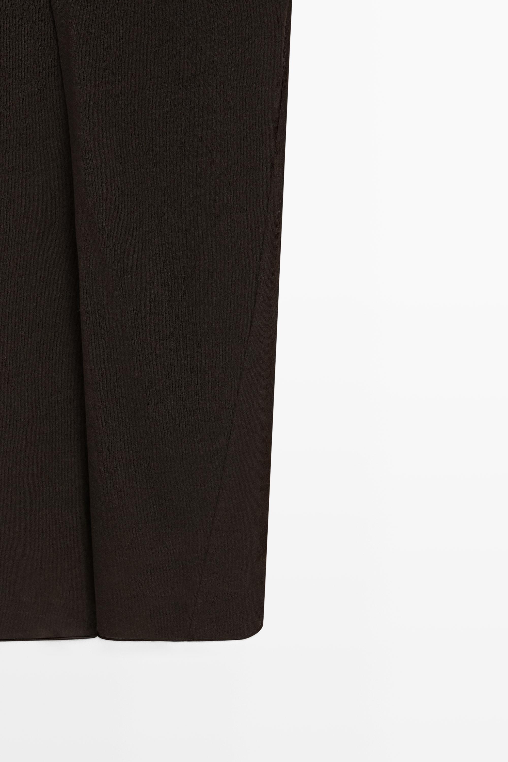 Linen blend crossover dress